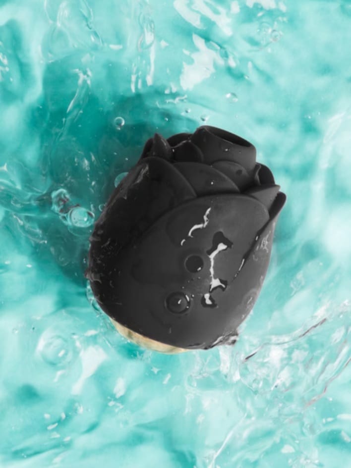Fifty Shades of Grey Black Rose Silicone Clitoral Suction Stimulator